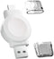 Portable Watch Charger for Apple Watch, Travel Charger for iWatch with USB-C & USB-A Fast Charging Magnetic Wireless Charger for Apple Watch SE/Ul...