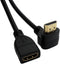 chenyang HDMI Extension Cable,HDMI 1.4 Male to Female 90 Degree UP Angled Extension Cable 0.5m...