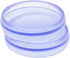 24Pcs NUZAMAS Plastic Round Mini Discs Binding Ring Book Binding Discbound Expansion Discs Binder Rings Mushroom Hole Loose Leaf Ring for DIY Note...