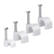 Cable Wire Clips 4mm 6mm 8mm 10mm Cable Management RG6 RG59 CAT5 CAT6 RJ45 Electrical Ethernet Dish TV Speaker Wire Cord Tie Holder Single Coaxial...