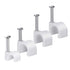 Cable Wire Clips 4mm 6mm 8mm 10mm Cable Management RG6 RG59 CAT5 CAT6 RJ45 Electrical Ethernet Dish TV Speaker Wire Cord Tie Holder Single Coaxial...