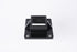 Floor Mount Post Plange for 2" Square Fence Post and Deck Railing, Heavy Duty, Aluminum,Black...