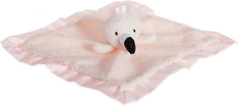 Apricot Lamb Stuffed Animals Flamingo Security Blanket Infant Nursery Character Blanket Luxury Snuggler Plush Baby Lovey(Flamingo, 13 Inches)...