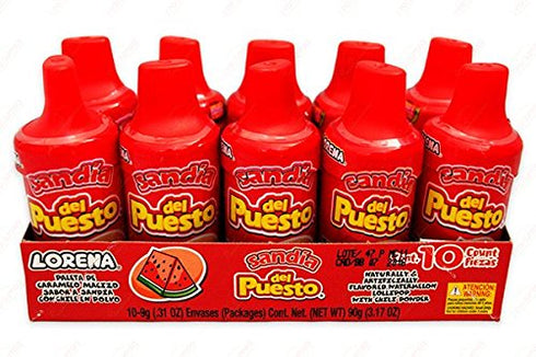 Lorena Sandia Del Puesto Watermelon Flavored Candy, 10 Count...