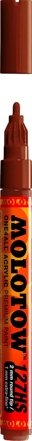 MOLOTOW ONE4ALL Acrylic Paint Marker, 2mm, Hazelnut, 1 Each (127.210)...