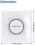 XILEWHZF 30 Pairs Hidden Sew Magnetic Snap, Invisible Hidden Sew in PVC Hidden Purse Closure Fastener Magnetic Snap Magnet Fastener for Handbag Cl...