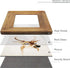 4x6 Wood Picture Frame with Glass Front,Rustic Handmade Burlywood Photo Frames for Table Top Display and Wall mounting...