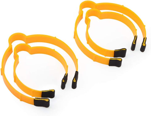 Film Vinyl Wrap Rolls Holder Roll-Media Speed Clips, Plastic Hoop Ring Clamp with Quick Release Handle and Scratch Protection Felt Patch,Film Roll...