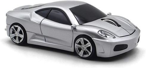 Wireless Mouse Sports Car Mouse Computer Optical Mice for PC Laptop MAC (Silver)...
