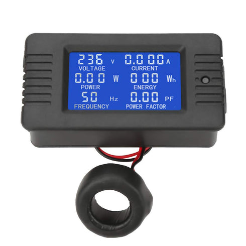 Oumefar PZEM-022 LCD Digital Display Power Energy Panel Digital AC KWh Tester Volt Amp Meter with Closed Type CT 100A for Industry...