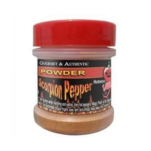 Ground Trinidad Scorpion Chili Pepper Powder in a 1 oz. Spice Jar (.5 oz.)...