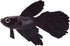 FTVOGUE Aquarium Swimming Fish Silicone Artificial Funny Fish Ornament Lifelike Fake Fish for Fish (Brown Betta Fish)...