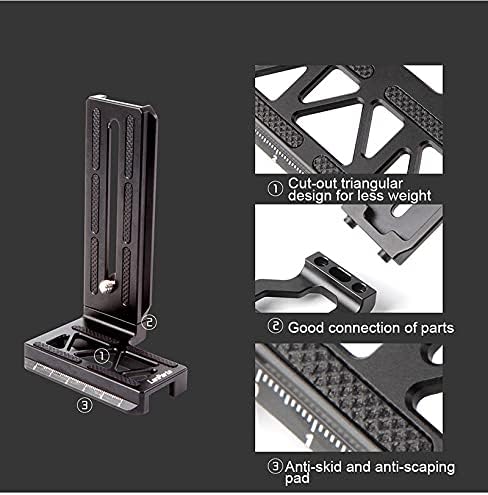 Lanparte Ronin SC L Bracket Mount Vertical Shooting Plate for DSLR Camera DJI Gimbal...