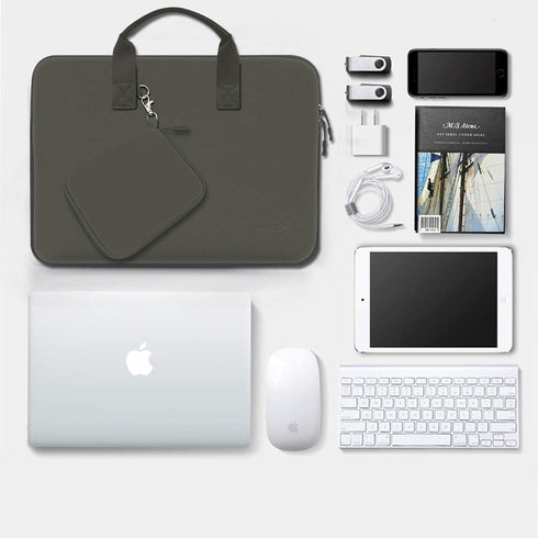 Hseok 13-14 Inch Laptop Case with Handle and Small Case,Water Resistant Durable Laptop Bag for MacBook,HP,ASUS,Dell,Lenovo,D02G01...
