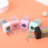 Pink Magnetic Paper Cilp Dispenser Holder Clear Acrylic Paper Clip Organizers with Magnetic Top for Desk Cute Office Binder Clip, Hair Clip,Paper ...