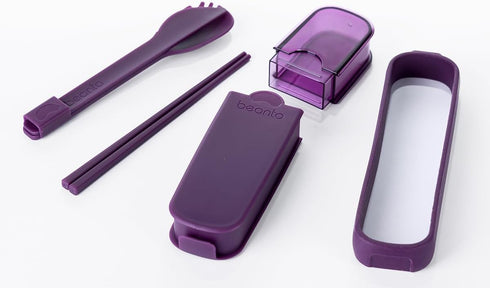 Cutlery Set On-The-Go (for Lunchboxes and Bento Boxes) - BPA Free - Food Grade Utensils - Dishwasher Safe & Perfect Companion for Beanto Bowl (Egg...