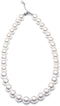 Pearl Necklace for Girls (White) Ecofriendly Synthetic-resin...