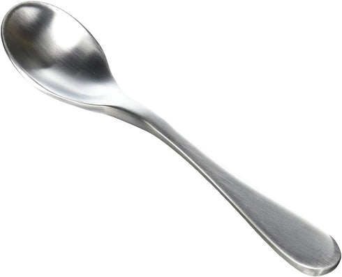 Knork Stainless Steel Demitasse Spoon (Set of 6), Matte Silver, Tiny Coffee-Appetizer Specialty Spoons, Specialty Demitasse...