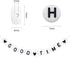 1400pcs Letter Beads Kit, 4x7 mm Acrylic Round Alphabet Beads Number Beads Heart Beads for Jewelry and Bracelet Making, in 28 Grid Box (White and ...
