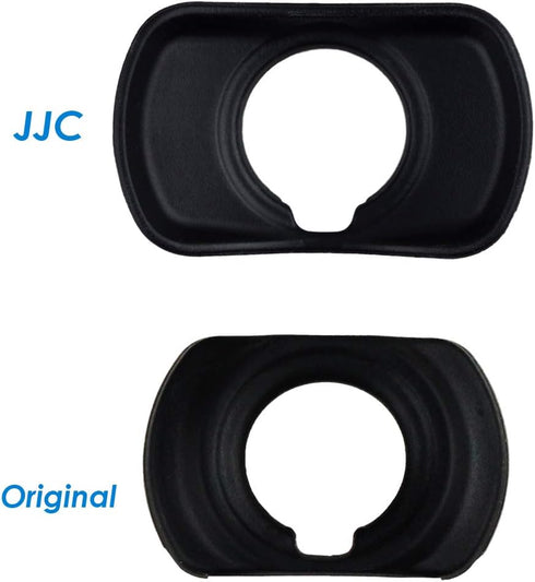 JJC EF-XTL Soft Silicone Eye cup Eyepiece for Fuji XT1 XT2 XT3 XT4 GFX-50S GFX100 X-H1, XT4 Eyecup, XT3 Eyecup, GFX 100, EC-XT L, Compatible with ...