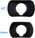 JJC EF-XTL Soft Silicone Eye cup Eyepiece for Fuji XT1 XT2 XT3 XT4 GFX-50S GFX100 X-H1, XT4 Eyecup, XT3 Eyecup, GFX 100, EC-XT L, Compatible with ...
