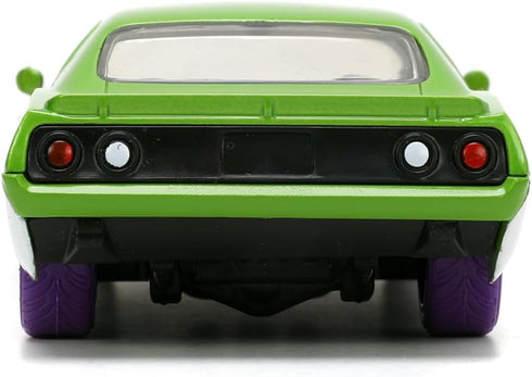 Marvel 1:32 1973 Plymouth Barracuda Die-Cast Car & 1.65" She-Hulk Figure, Toys for Kids and Adults...