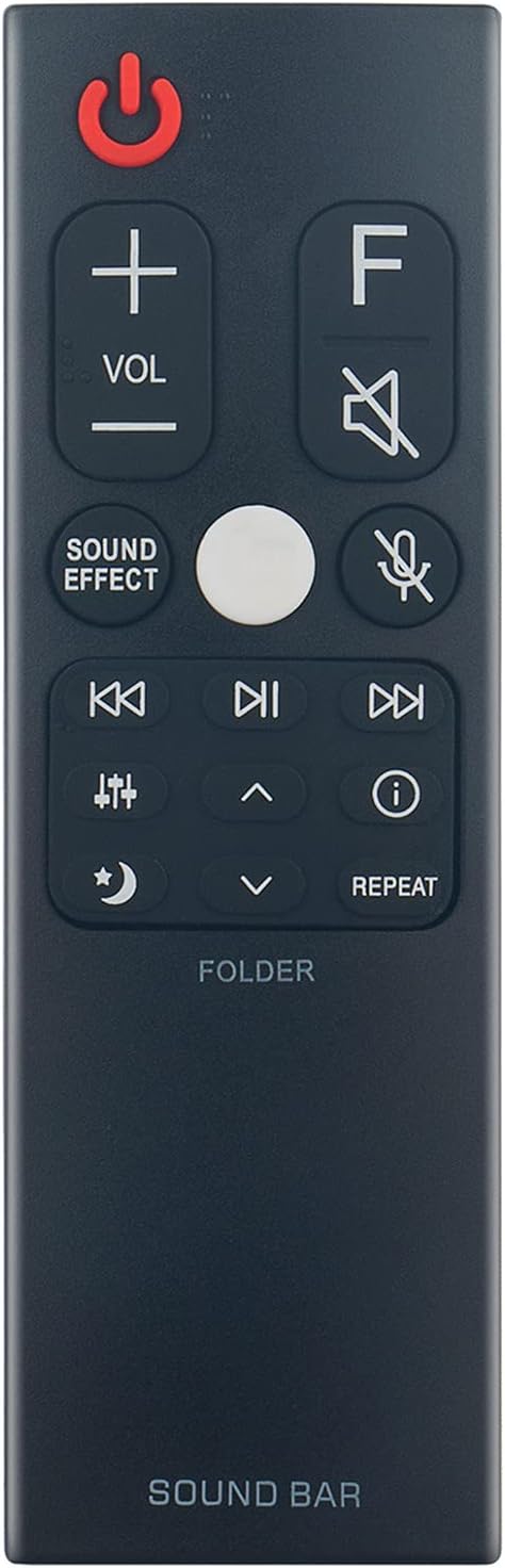 AKB75595321 Infrared Replacement Remote Commander fit for LG Soundbar System SL8Y SL8YG SL9Y SL9YG SL10Y SL10YG SL5R SN6Y SL10RG SN11RG SPL8W SK9 ...