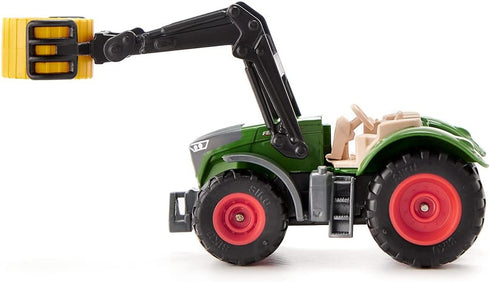 Siku 1539, Fendt 1050 Vario Tractor, Metal/Plastic, Green, Bale clamp and removable cab...
