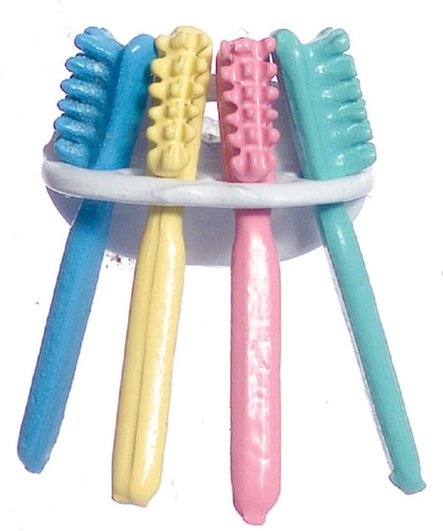 Dolls House Bathroom Accessory Toothbrushes & Holder 42...
