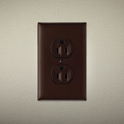 Legrand Pass & Seymour CRB5262CC12 15 Amp Construction Specification Grade Duplex Receptacle Outlet, Back and Side Wire, Brown (1 Count)...