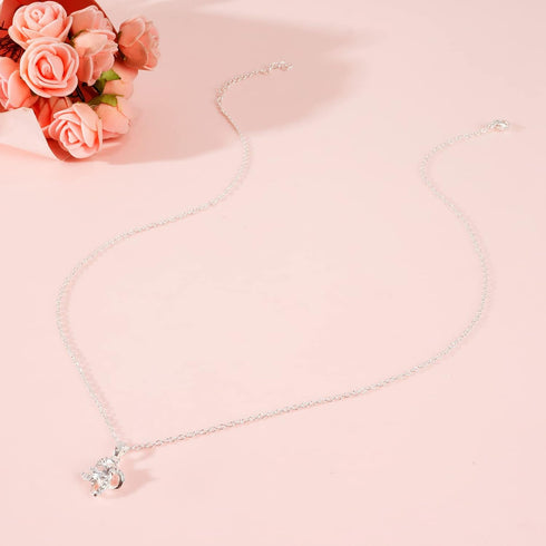 YANCHUN 2/4/6Pcs Bridesmaid Gifts Love Knot Necklace for Women Bridesmaid Necklace from Bride Bridesmaid Jewelry Wedding Gifts Set...