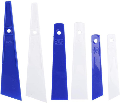 6Pcs Plastic Glue Smear Sticks Applicator Glue Spreaders DIY Leather Craft Tool Scraper Leather Craft Tools Sewing Accessories...