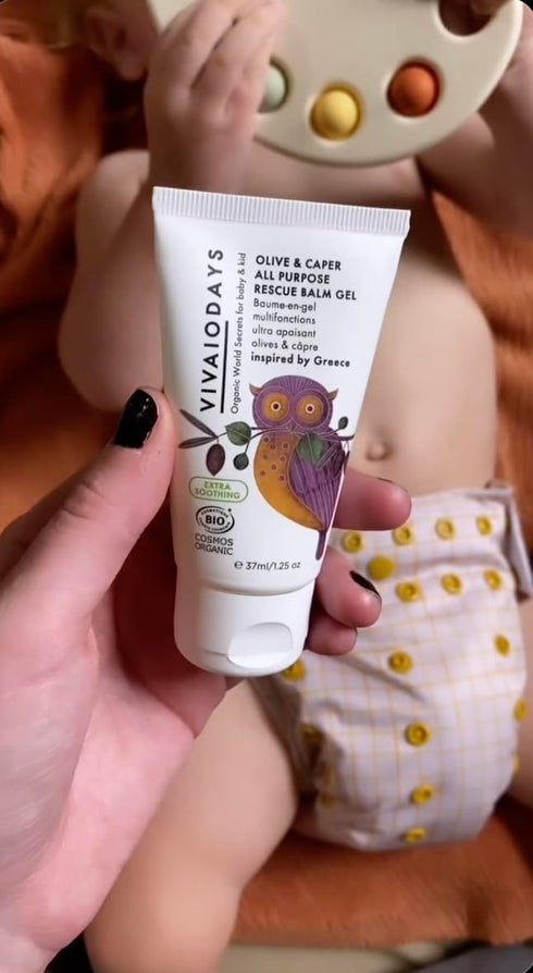 Olive & Caper All Purpose EXTRA Soothing Rescue Balm Gel for Dry, Irritated & Sensitive Baby & Adult Skin....