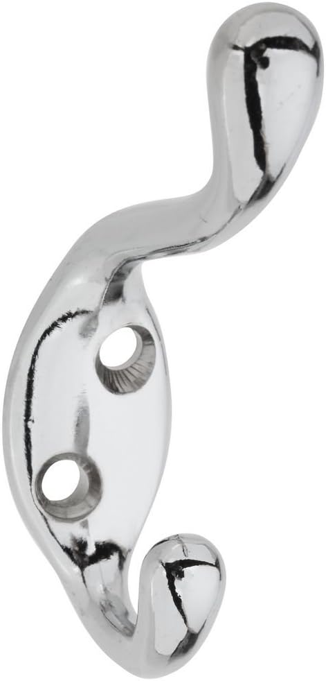 National Hardware N273-516 V166 Heavy Duty Coat and Hat Hook in Chrome...