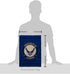 Breeze Decor Proud Dad Airman Burlap Garden Flag Armed Air Force USAF United State American Military Veteran Retire Official House Decoration Bann...