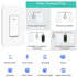 3-Way Smart Wi-Fi Wall Light Switch Work with Amazon Alexa Google Assistant, Timing Function No Hub Required (3 Way Smart Switch 1- Pack)......