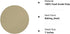 Baking Parchment Circles, Set of 100, 7 Inch Unbleached Baking Paper/Non Stick Baking Parchment/Greaseproof Paper Circles for Springform Cake Tin,...