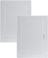 Vent Systems 4x6 Access Panels - Pack of 2 - ABS Plastic - Easy Access Panel for Drywall, Wall and Ceiling Electrical and Plumbing Service Door Co...