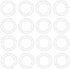 SING F LTD 500PCS Silicone O-Rings Compatible with Cherry MX Switch Keyboards Mechanical Keyboard Key Silencers Keyboard Sound Dampeners Transpare...