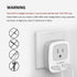 TESSAN Switzerland Travel Power Adapter, Type J Travel Plug Adapter with 2 USB & 1 American Grounded Outlet, Adaptor for US to Switzerland, Liecht...