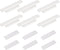 uxcell 6Pcs Self-Stick Handles, White Plastic Self-Adhesive Instant Drawer Handles Pulls for Bathroom, Closet, Wardrobe, Dresser, Window (110mm/4....