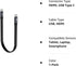 DOCKCASE Short USB C to USB C Cable (0.72ft), 3.1 Gen 2 10Gbps 100W 4K Video Data Transfer Charging Cable for Samsung Galaxy S8, S9, S10,T5 LaCie ...
