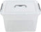 Jekiyo Clear Plastic Storage Bin, 12 Quart Latching Box with Lid, 1 Pack...