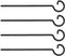 Screw in Hooks, 4Pack 12Inch Plant Hooks Outdoor Bird Feeder Hooks - Black Metal Ceiling Hooks for Hanging Plants,String Lights,Christmas Lights H...
