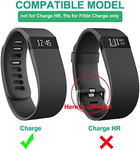 Kissmart Charger for Fitbit Charge 1st/ Fitbit Force, Repalcement USB Charging Cable Cord for Fitbit Charge/Force Smart Wristband......