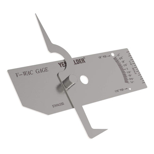 YESWELDER V-WAC Single Weld Gage Inch Inspection Gauge...