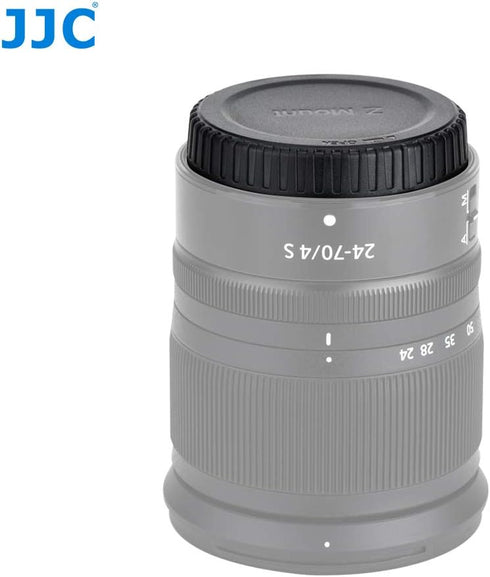 JJC Z Mount Body Cap & Rear Lens Cap Set, for Nikkor Z Lens, Z-Mount Lense Rear Cap, Body Sensor Protective Cover, Compatible with Nikon Z Mirrorl...