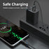 Magnetic Charging Cable, 540 ° Rotating Magnetic Phone Charging Cable with LED Light, 3-in-1 Nylon Woven Magnetic Phone Charger, Compatible with T...