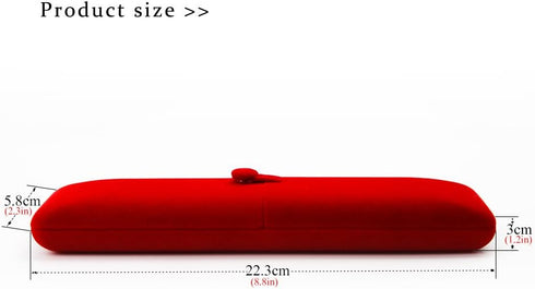 Oirlv Red Jewelry Gift Box Necklace/Long Chain Storage Boxes...