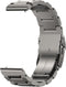 AMAZTIM Compatible Silver Metal Strap, Silicone Replacement Wristbands Sport Strap with Metal Buckle Compatible T2 Smart watch(Black)...